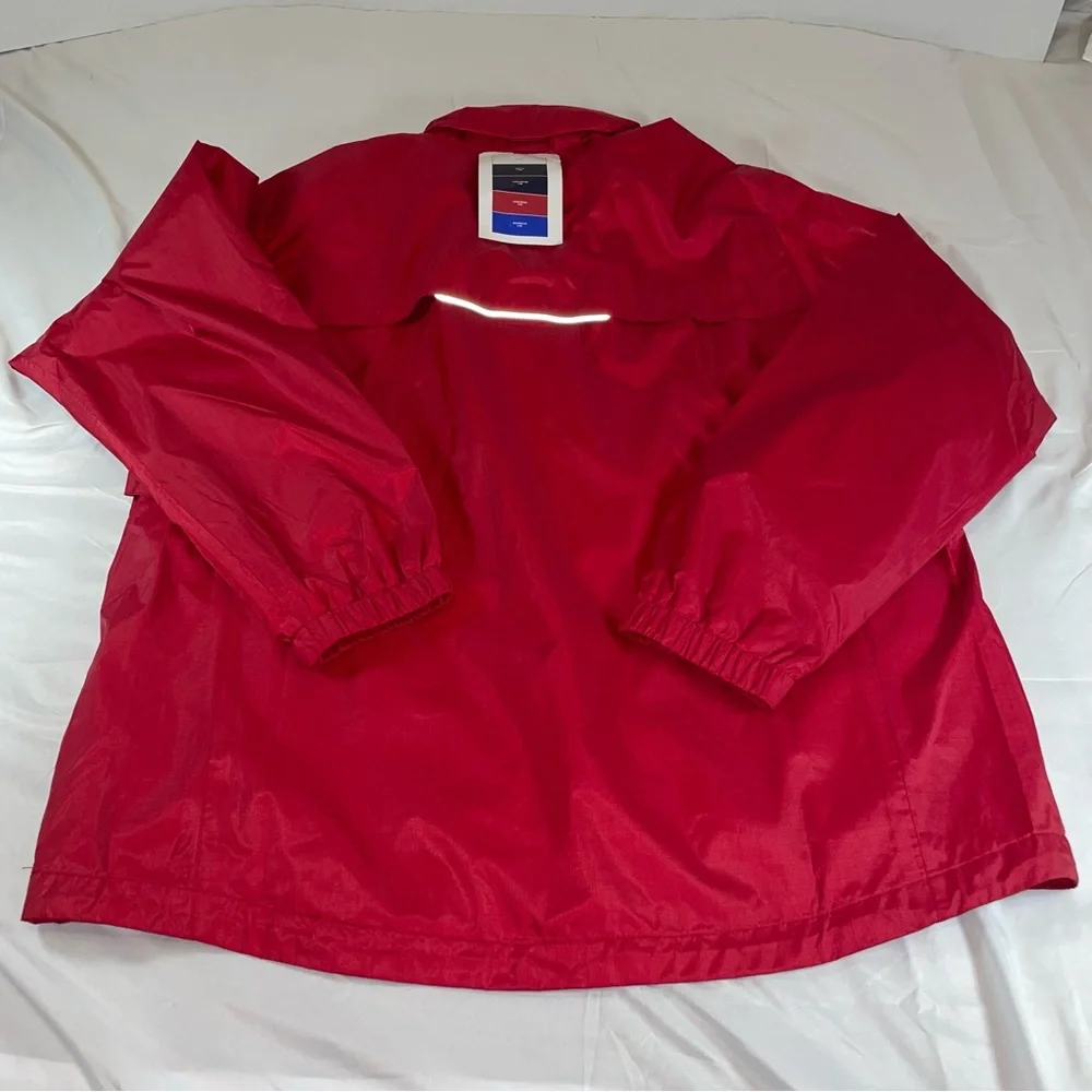 Core 365‎ North End Mens Red Windbreaker Jacket Full Zip Mesh Lined 88185 Large